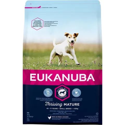 Eukanuba Dog Mature & Senior - Small Breed - Kip - Hondenvoer - 3 kg