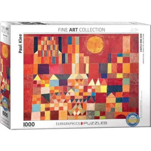 Eurographics puzzel Castle and Sun - Paul Klee - 1000 stukjes