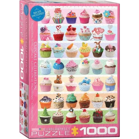 Eurographics puzzel Cupcake Celebration - 1000 stukjes