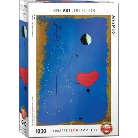Eurographics puzzel Dancer II - Joan Miro - 1000 stukjes
