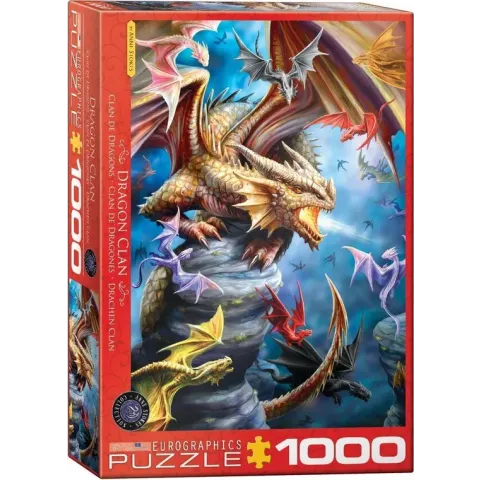 Eurographics puzzel Dragon Clan - Anne Stokes - 1000 stukjes