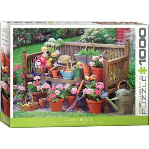 Eurographics puzzel Garden Bench - 1000 stukjes