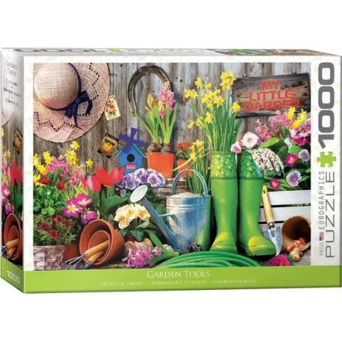 Eurographics puzzel Garden Tools - 1000 stukjes