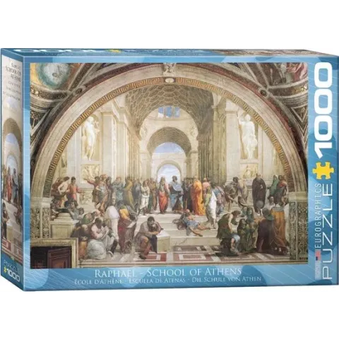 Eurographics puzzel School of Athens - Raphael - 1000 stukjes