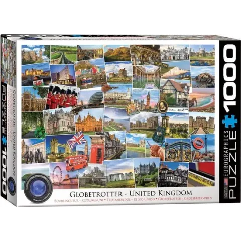 Eurographics puzzel United Kingdom - Globetrotter - 1000 stukjes