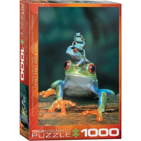 Eurographics Red-Eyed Tree Frog 1000pcs Legpuzzel 1000 stuk(s)