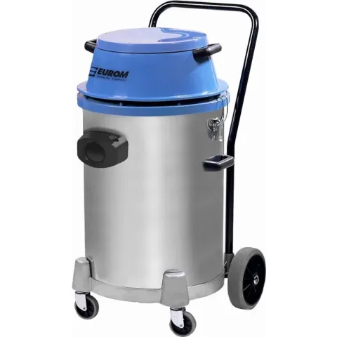 Eurom 2050-50 RVS Industriële alleszuiger 2x1000W | Stofzuiger en waterzuiger 75ltr RVS-tank