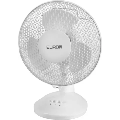 Eurom VT9 kleine ventilator 22,5 cm - wit