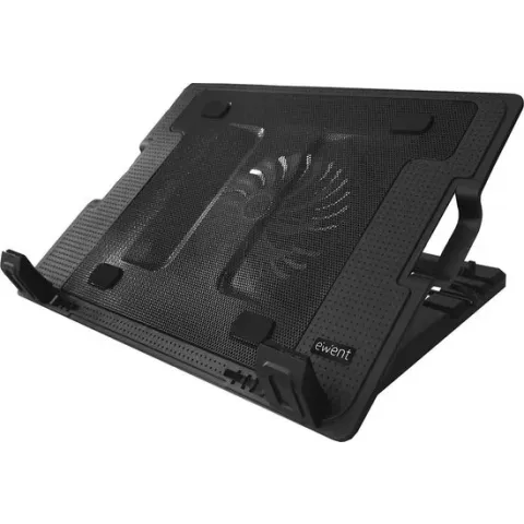 Ewent EW1258 notebook cooling pad 43,2 cm (17'') 1000 RPM Zwart
