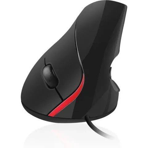 Ewent EW3156 USB Optisch 1000DPI Zwart, Rood muis