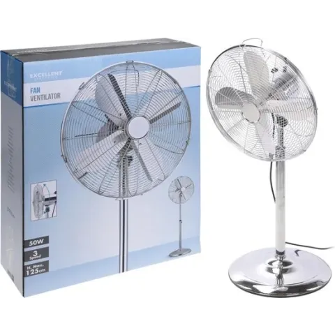 Excellent - Statiefventilator - Chroom