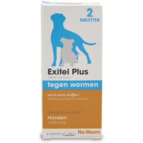 Exil no worm exitel kleine hond - 1 st à 2 Tabl