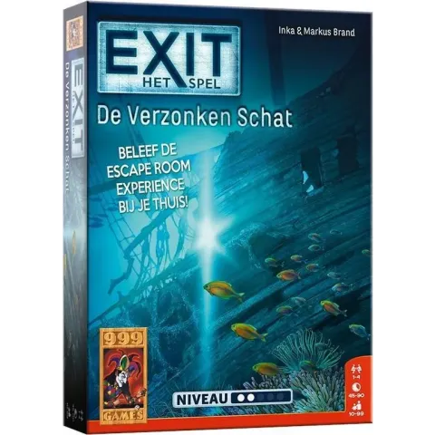 EXIT De Verzonken Schat Breinbreker - Escape Room - Bordspel