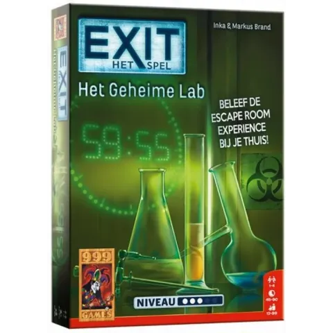 EXIT Het Geheime Lab - Escape Room - Bordspel