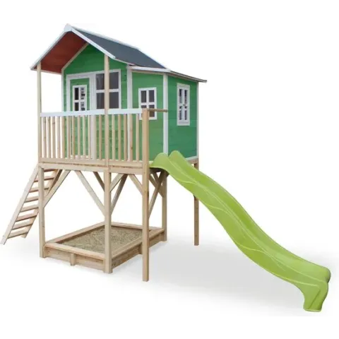 EXIT Loft 750 houten speelhuis - groen