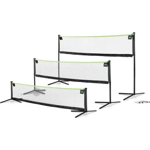 EXIT verstelbaar sportnet 155x300cm - zwart