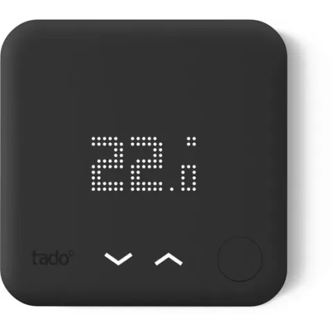 Extra tado° bedrade Slimme Thermostaat - Uitbreiding - Zwart