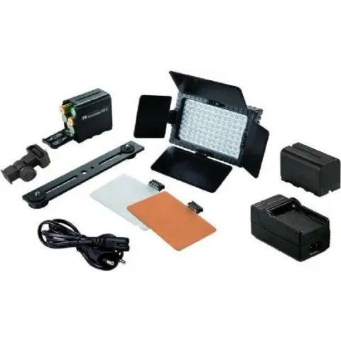 Falcon Eyes LED Lamp Set Dimbaar DV-160V-K2 incl. Accu