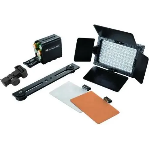Falcon Eyes LED Lamp Set Dimbaar DV-96V-K1 op Batterij