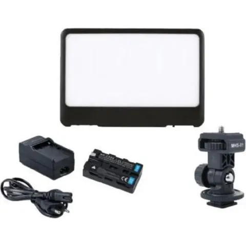 Falcon Eyes Soft LED Lamp Set Dimbaar DV-80SL-K2 incl. Accu