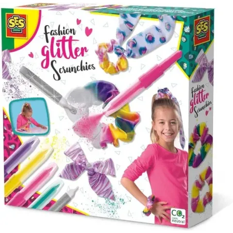 Fashion glitter scrunchies