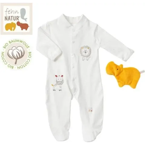 Fehn fehnNATUR - Pyjama with crinkle hippo (62)