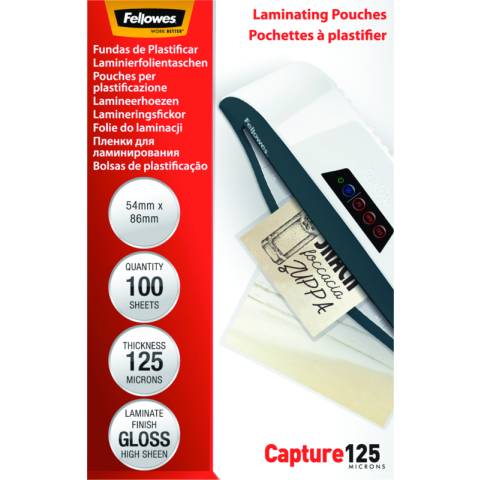 Fellowes Lamineerhoezen 125 micron 54 x 86 (100 stuks)