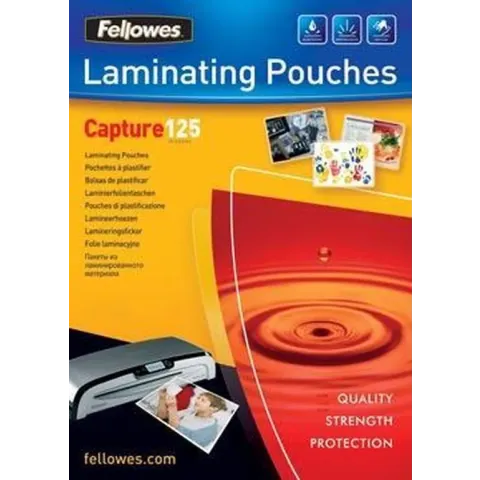 Fellowes lamineerhoezen A6 125 micron glanzend 100 stuks