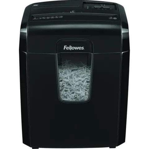 Fellowes papierversnipperaar 8С snippers P4, 8 vel, zwart