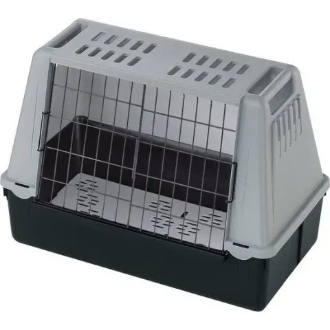Ferplast Draagtas Vervoersbox Atlas Car Mini - Grijs - 72 x 41 x 51 cm