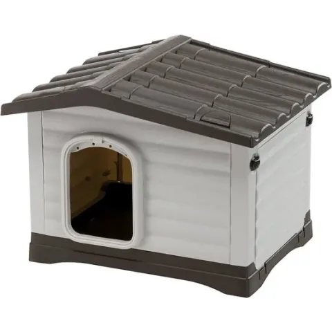 Ferplast Hondenhok Dogvilla 60 58x48x44 cm grijs