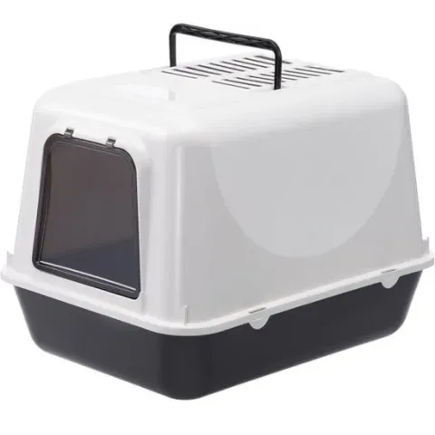 Ferplast Kattenbak Clear Cat 20 Zwart