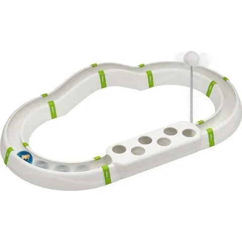 Ferplast Kattenspeeltje Labyrinth Circuit 72 X 40 Cm Wit 3-delig