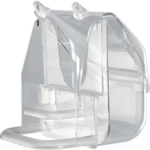 Ferplast Pretty 4522 Voerbakje - Transparant - 9 x 9 x 9 cm