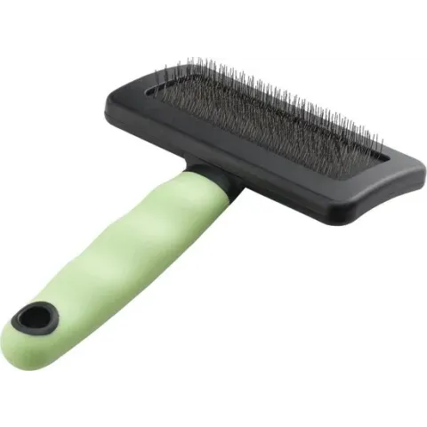 Ferplast Slickerborstel Kat Lime&Zwart - Kattenvachtborstel - Large