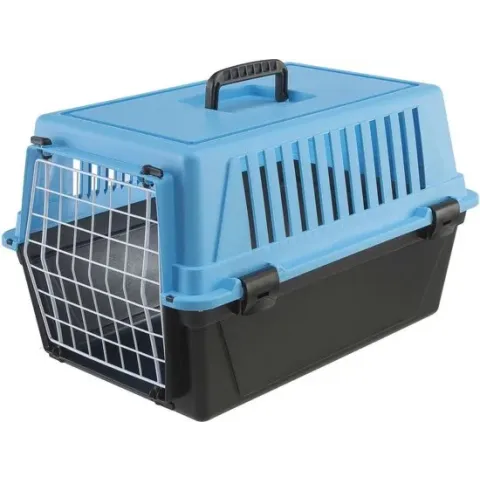 Ferplast Vervoersbox Atlas 10 - Hondentransportbox - 32.5x48x29 cm Lichtblauw