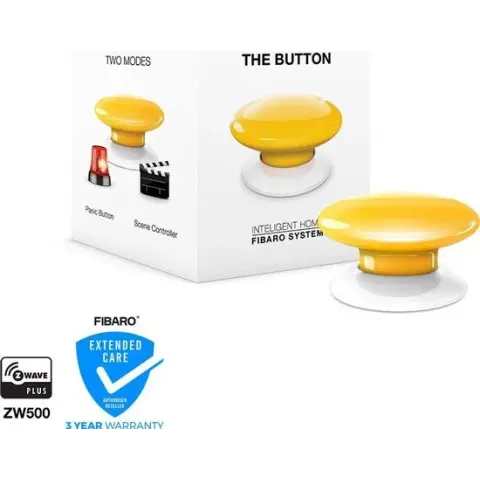 FIBARO The Button - Scène schakelaar - Geel