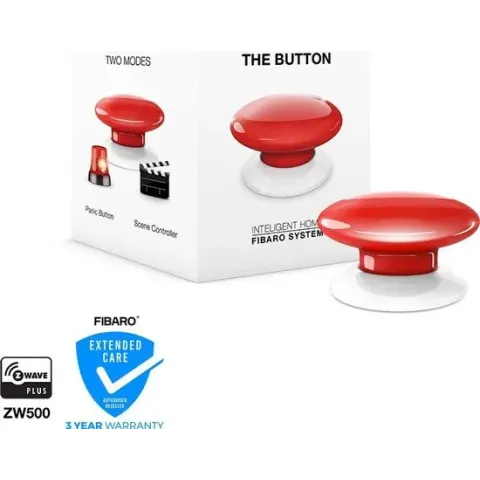 FIBARO The Button - Scène schakelaar - Rood