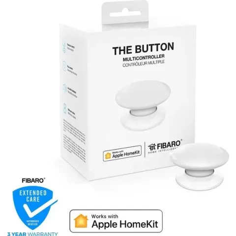 FIBARO The Button - Werkt alleen met Apple HomeKit - Wit