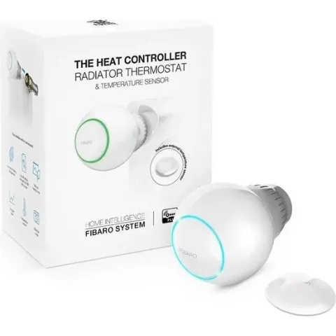 FIBARO The Heat Controller - Z-Wave - Starterpack incl. extra temperatuur sensor - Thermostaatkraan