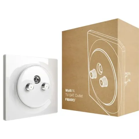 FIBARO Walli N TV-SAT Outlet - Klassiek basiselement