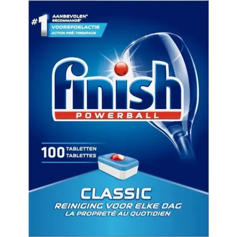 Finish Classic Regular Vaatwastabletten - Kwartaal Pak - 100 Stuks