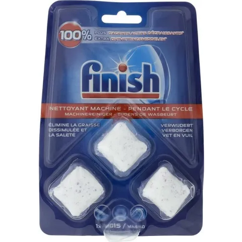 Finish Machinereiniger Tijdens de Wasbeurt - 3 Stuks