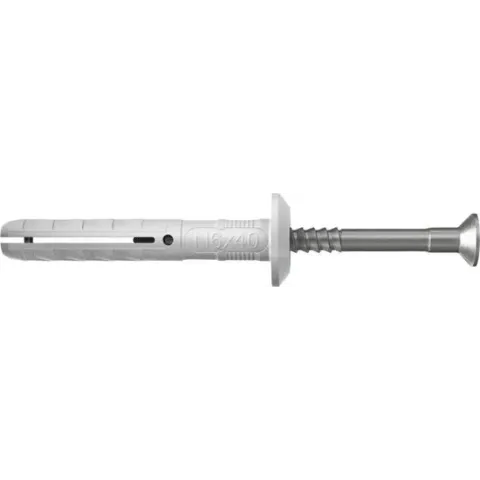 fischer 50339 NP Nagelpluggen met kraag - 6 x 40 mm (50st)