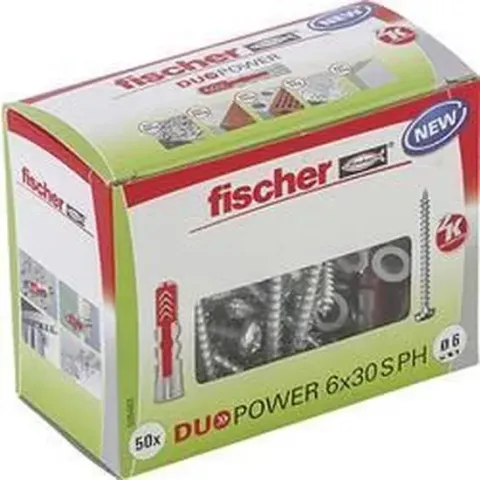 Fischer DUOPOWER 6x30 S PH LD 2-componenten plug 30 mm 6 mm 535463 50 stuk(s)