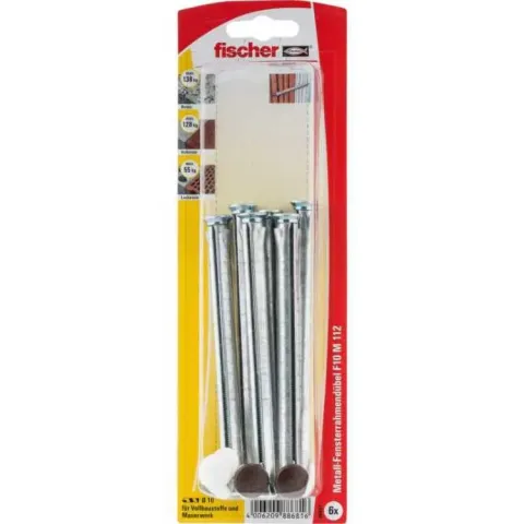 fischer Fisc Fensterrahmendübel F 10 M 112 K 6