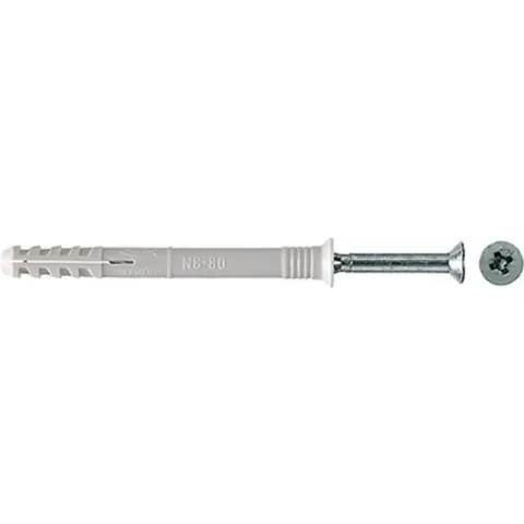 fischer N 10X100/50 S Slagplug - 10 x 100mm (50st)