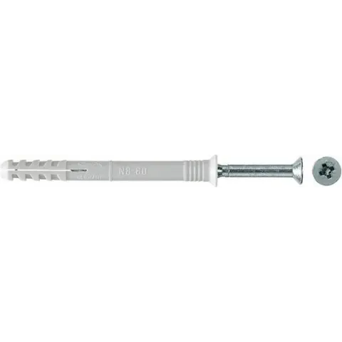 Fischer N 6 x 60/30 S Spijkerplug 60 mm 6 mm 048789 100 stuk(s)