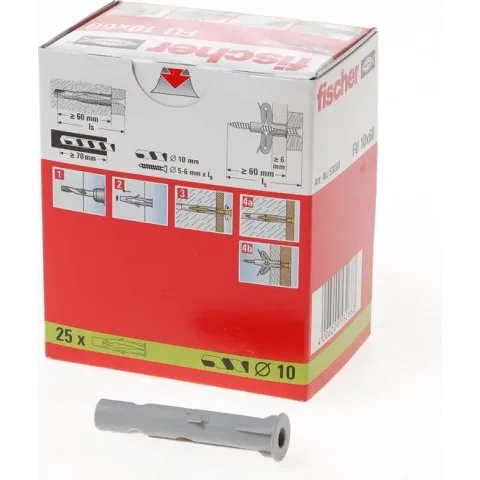 Fischer universeelplug FU 10 x 60mm