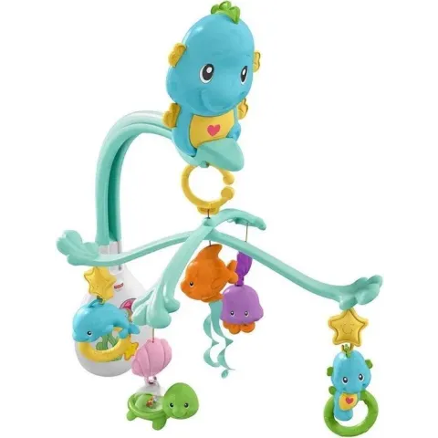 Fisher-Price muziekmobiel 3 in 1 Zeepaardjes